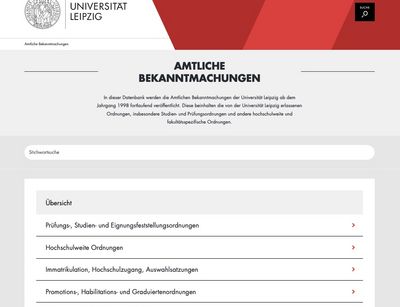 Screenshot AMB Uni Leipzig