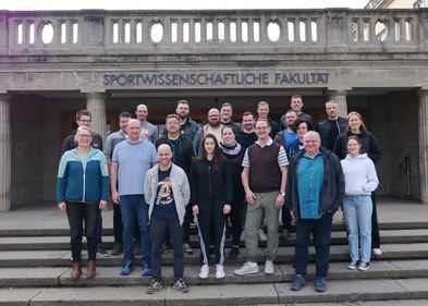 Gruppenfoto Teilnehmerinnen & Teilnehmer Trainerfortbildung, Foto: Annegret Müller (LSB Sachsen)